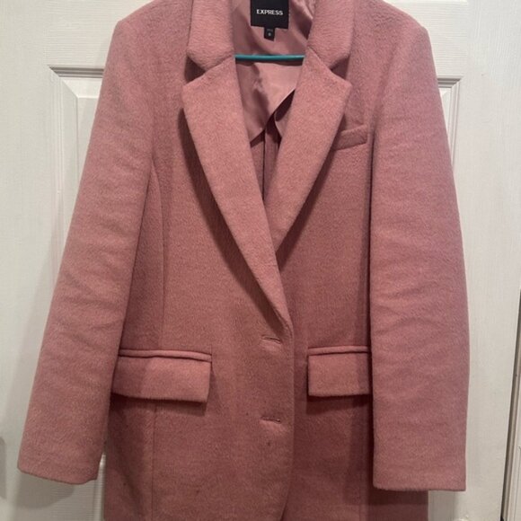 Express Women's Blush Pink Blazer - Picture 1 of 5